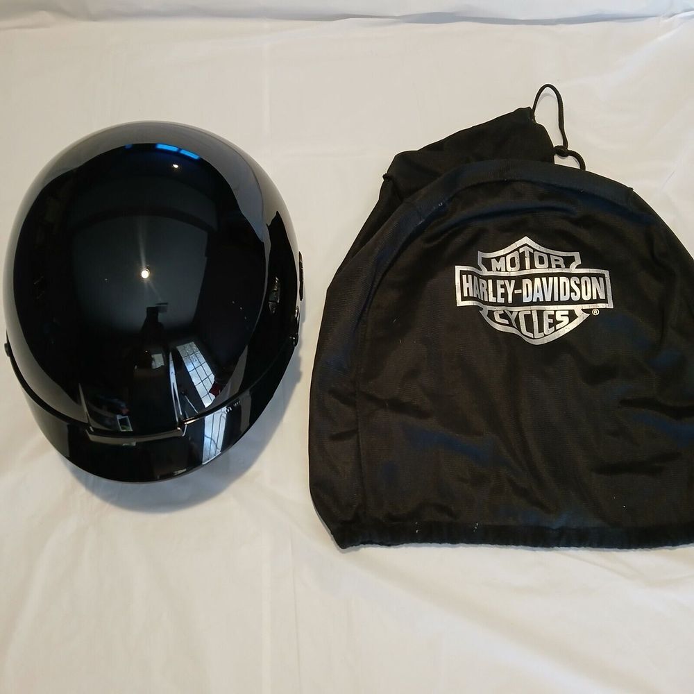 Harley Davidson Motorcycle Helmet HD-H03 DOT Size Small Gloss Black $100 OBO